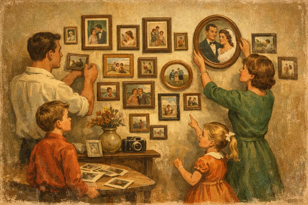 Creating a Family Memory Wall That Grows