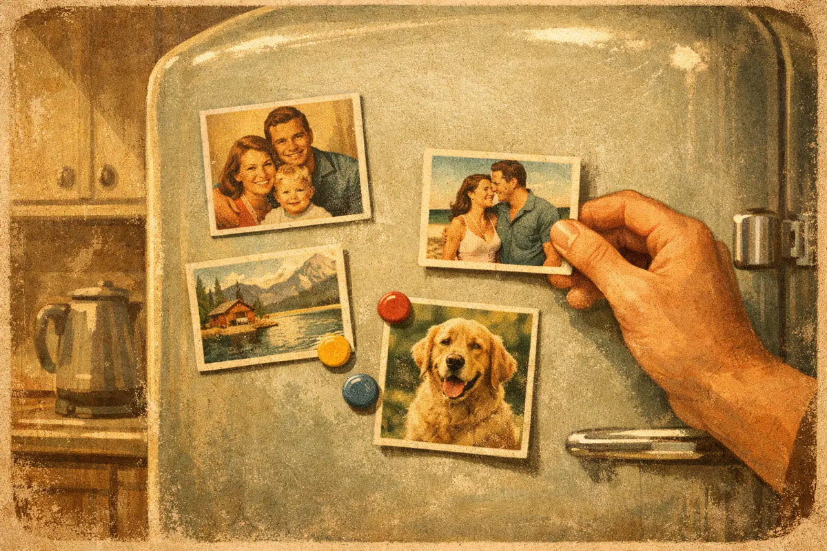 Why Custom Photo Magnets for Fridge Last