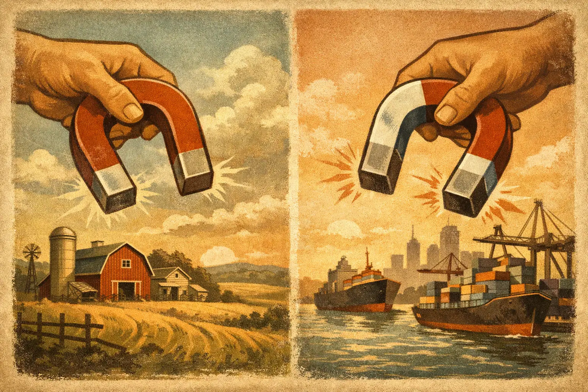 Local Magnets Versus Imported Magnets Compared