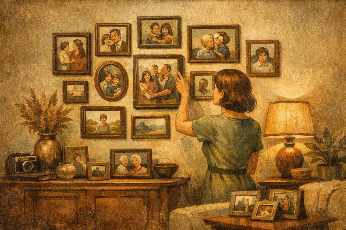 How to Display Family Photos Without Clutter