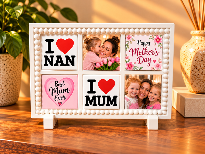 3×2 Personalised Photo Magnet Frame – 50mm Square Magnets
