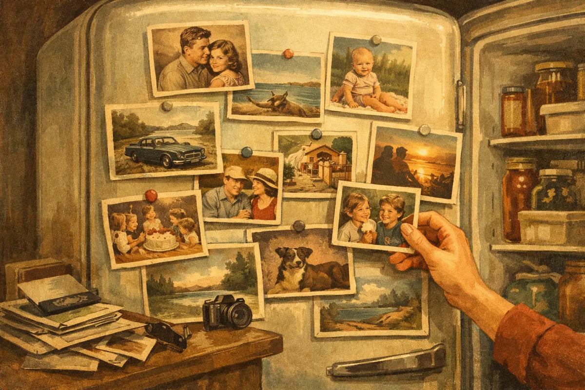 How to Organise Fridge Photos That Tell Your Story