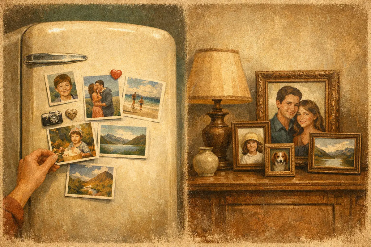 Photo Magnets or Photo Frames for Your Home