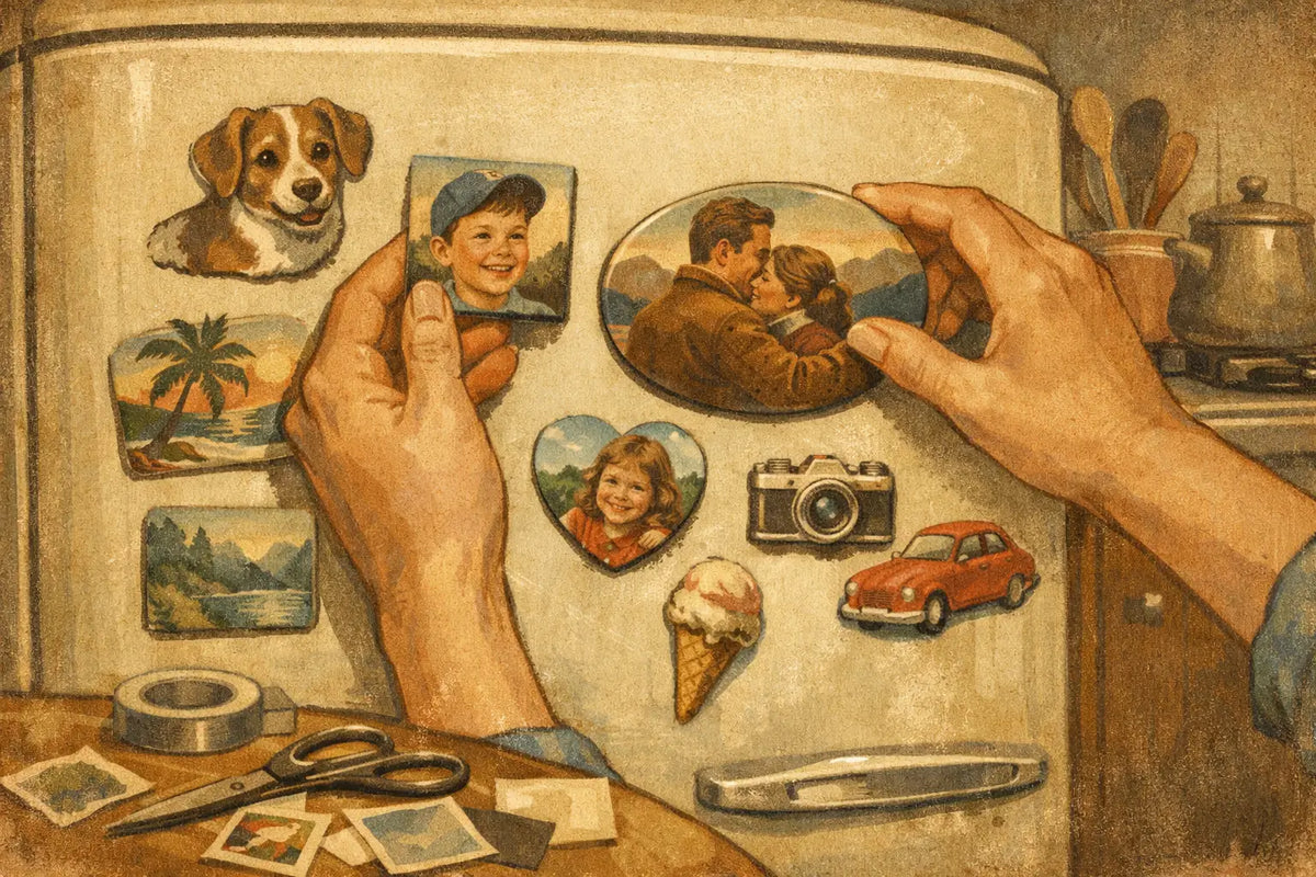 How to Create Personalised Fridge Magnets