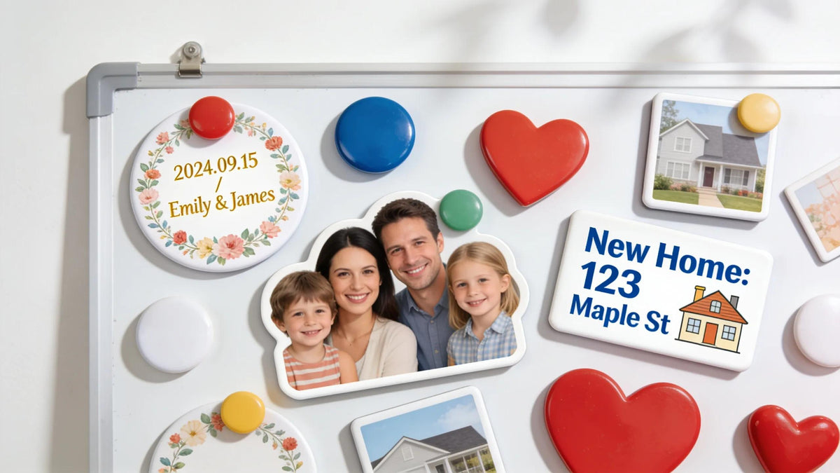 Personalised Magnets Australia: Save-the-Dates, Family Gifts and Real Estate Cards Made Custom (2026 Guide)