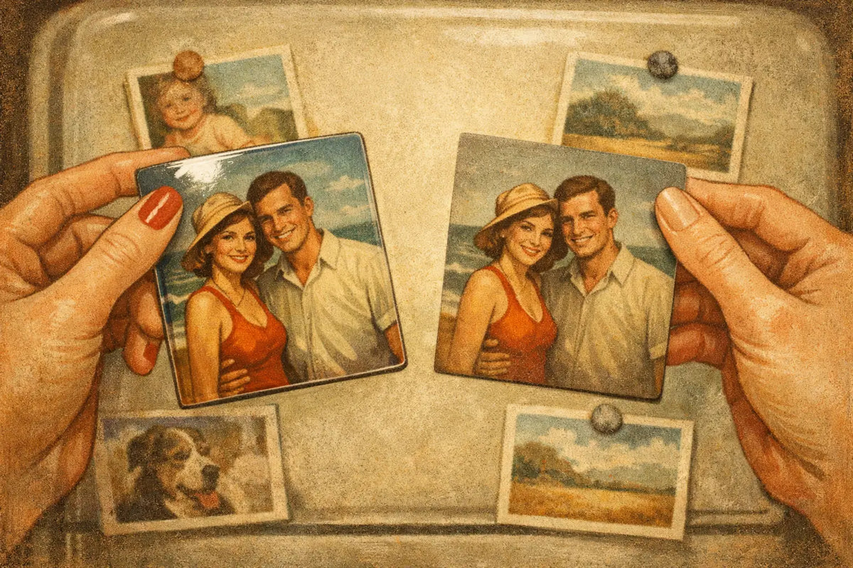 Glossy or Matte Photo Magnets?