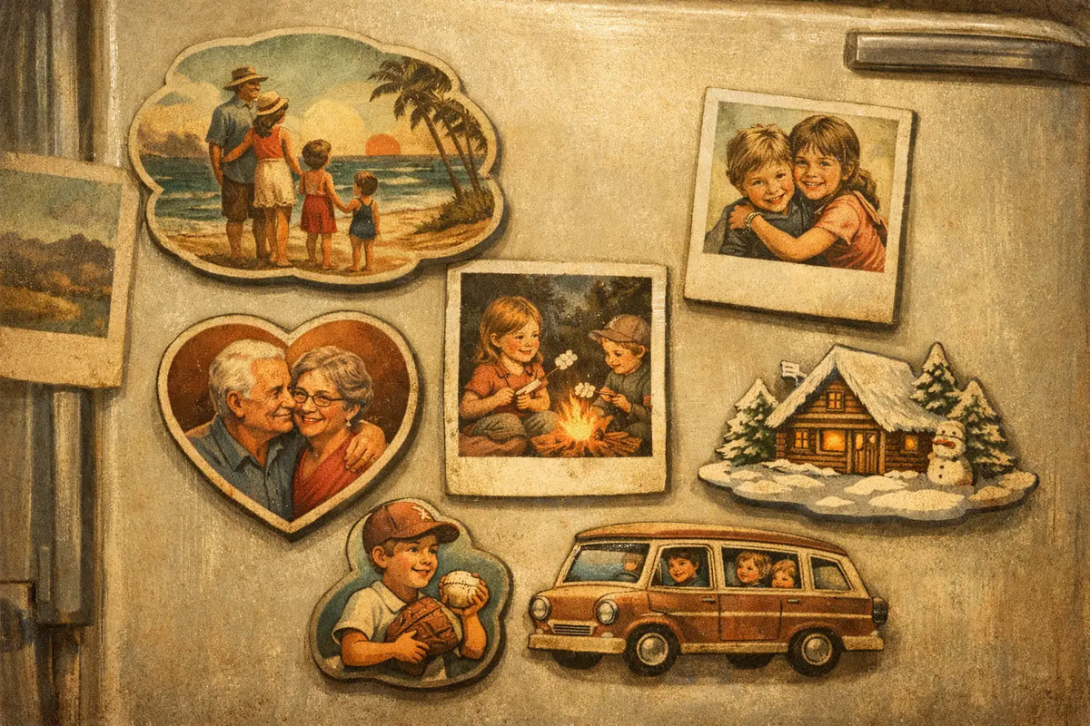 Custom Magnets That Keep Family Memories Close