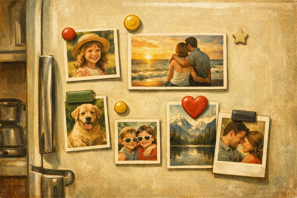 Fridge Magnet Size Guide for Photos That Shine
