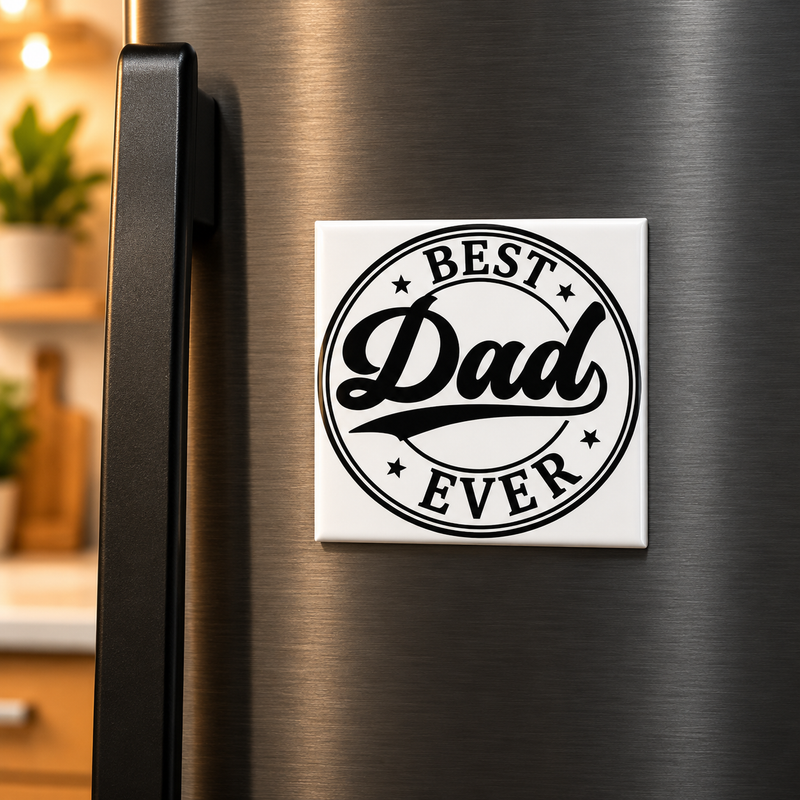 BEST DAD EVER Fridge Magnet