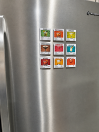 Cocktail Recipe Fridge Magnet Set | 9 Premium Drink Recipe Magnets