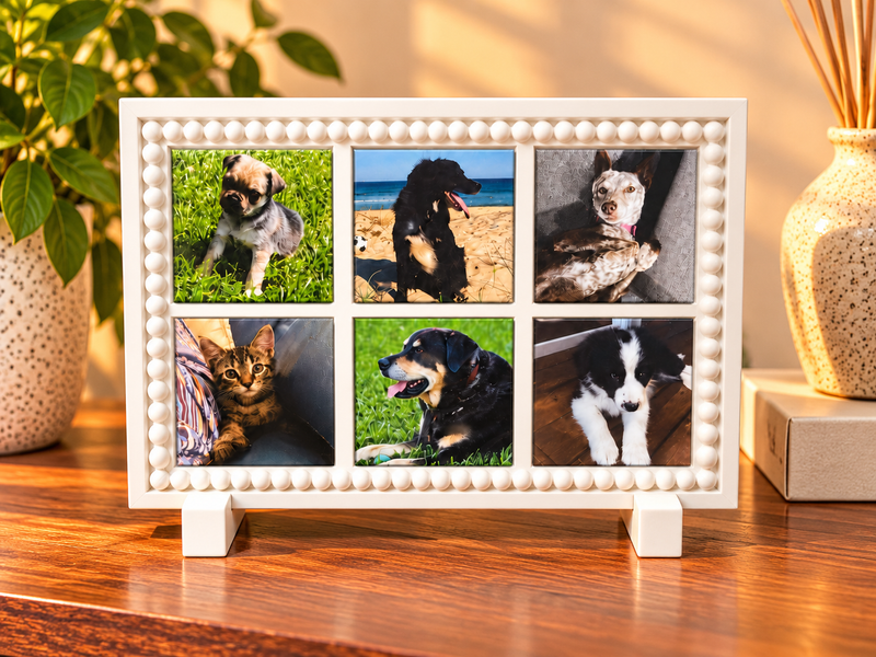 3×2 Personalised Photo Magnet Frame – 50mm Square Magnets