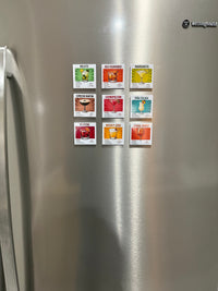 Cocktail Recipe Fridge Magnet Set | 9 Premium Drink Recipe Magnets
