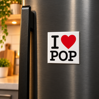 I ❤️ POP Fridge Magnet – Perfect Gift for Grandad