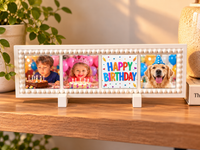 4×1 Personalised Photo Magnet Frame – 50mm Square Magnets